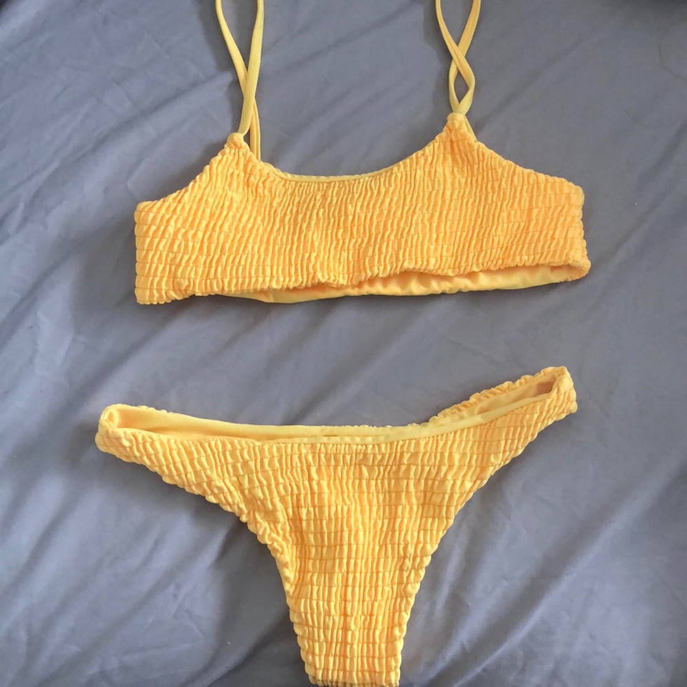 Zaful Ruched Bikini